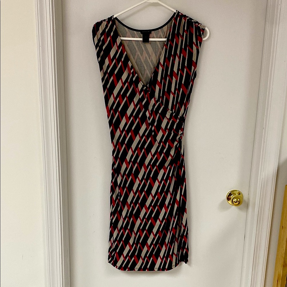 Ann Taylor Jersey faux wrap dress